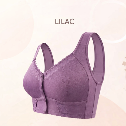 ComfortLift Front Closure Cotton Bra for Effortless Wear