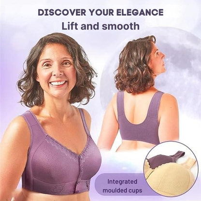 ComfortLift Front Closure Cotton Bra for Effortless Wear