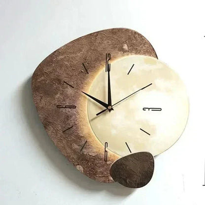 Wooden Modern Wall Clock – Stylish Timepiece for Home Decor