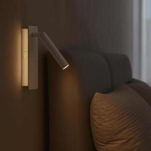 Contemporary LED Nightstand Lamp with Adjustable Light Angles