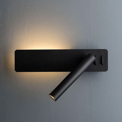 Contemporary LED Nightstand Lamp with Adjustable Light Angles