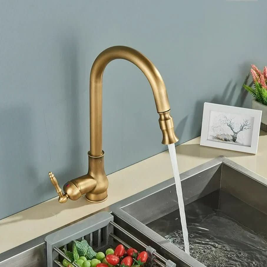 Flexible Kitchen Faucet Upgrade with Pull-Out Feature
