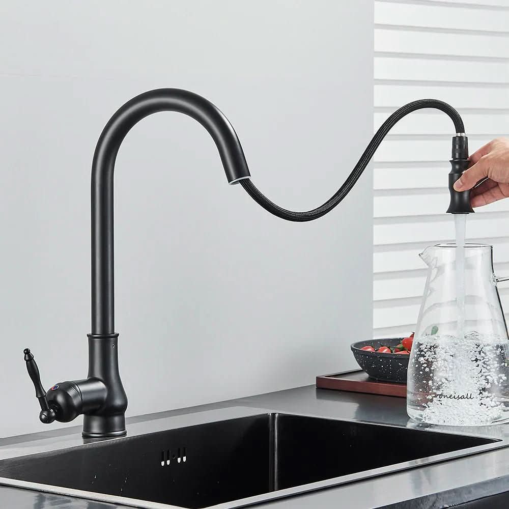Flexible Kitchen Faucet Upgrade with Pull-Out Feature