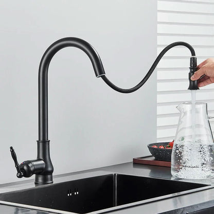 Flexible Kitchen Faucet Upgrade with Pull-Out Feature