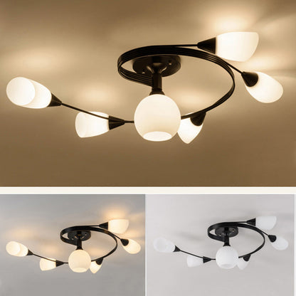 Floral Design Ceiling Lights in Scandinavian Style