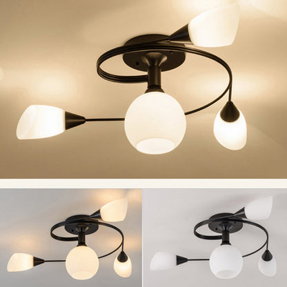 Floral Design Ceiling Lights in Scandinavian Style
