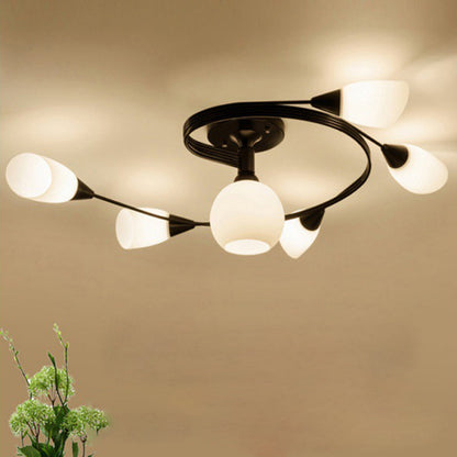Floral Design Ceiling Lights in Scandinavian Style