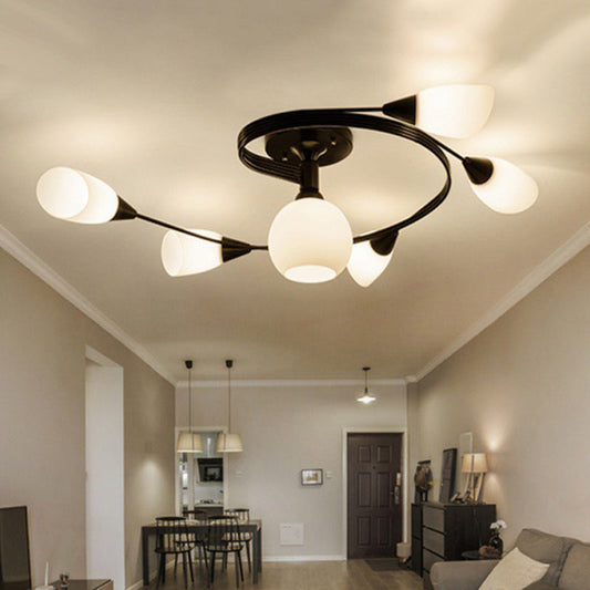 Floral Design Ceiling Lights in Scandinavian Style