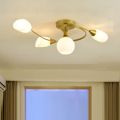 Floral Design Ceiling Lights in Scandinavian Style