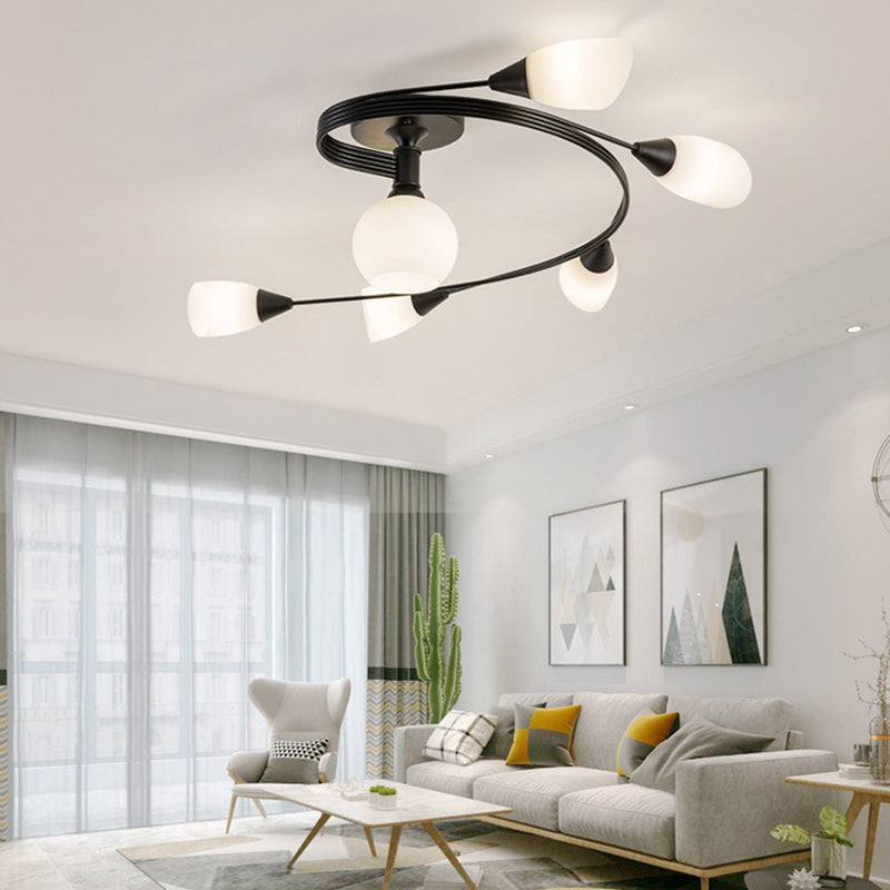 Floral Design Ceiling Lights in Scandinavian Style