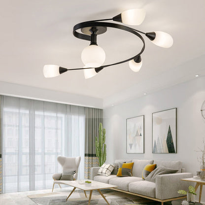 Floral Design Ceiling Lights in Scandinavian Style