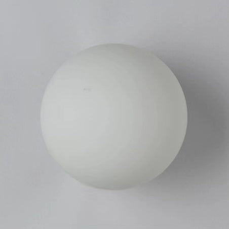 Soft Ambient Light Orb Glass Wall Fixture – Minimalist Design