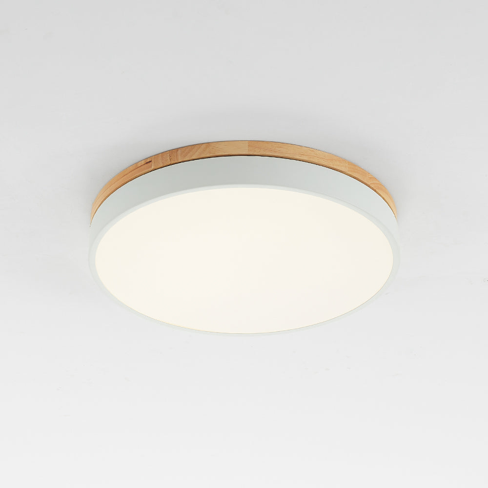 Indoor LED Ceiling Light Fixture - Round Design with Dimmable Feature