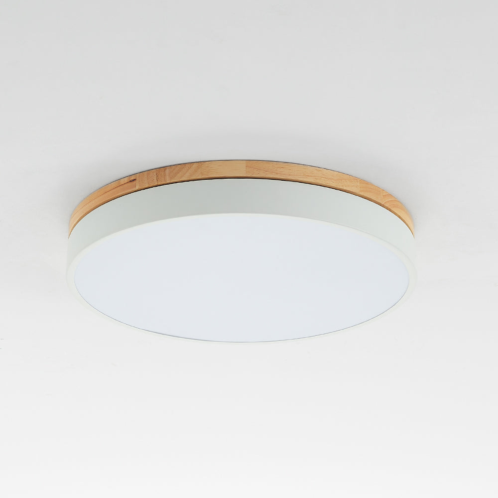 Indoor LED Ceiling Light Fixture - Round Design with Dimmable Feature