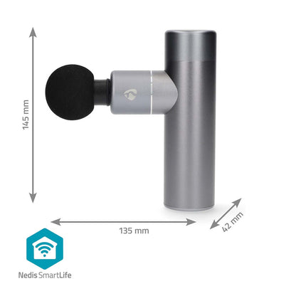 Compact Wireless Deep Tissue Massager with 5 Speed Settings