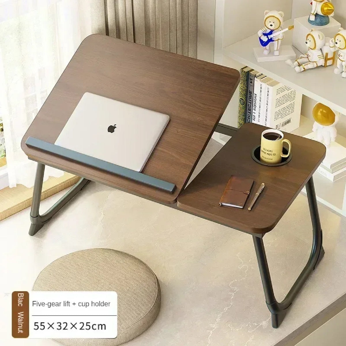 Adjustable Height Lap Desk for Use on Bed and Couch