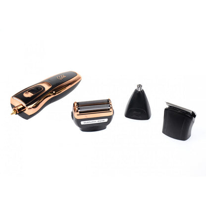 3-in-1 Wireless Trimmer – Beard, Nose Hair, and Shaving Tool