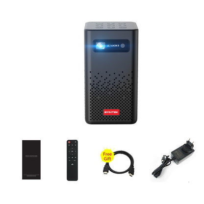 Compact 4K Projector with Android Smart Features and WiFi Connectivity