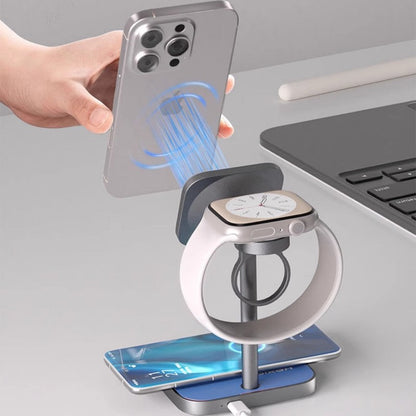 3-in-1 Magnetic Wireless Charger in Basketball Design