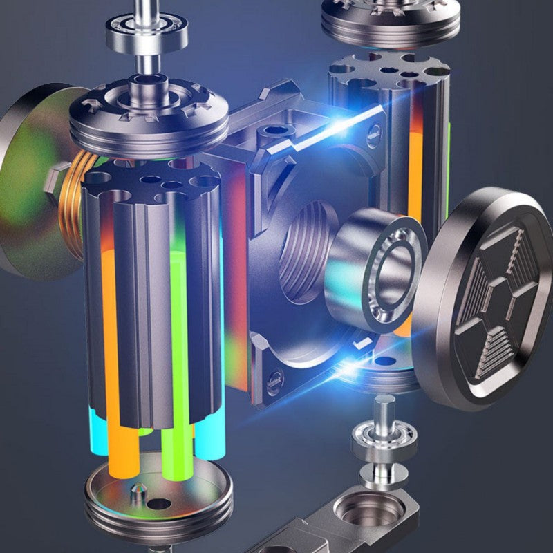 Metal Fidget Spinner Toy for Stress Relief and Decompression