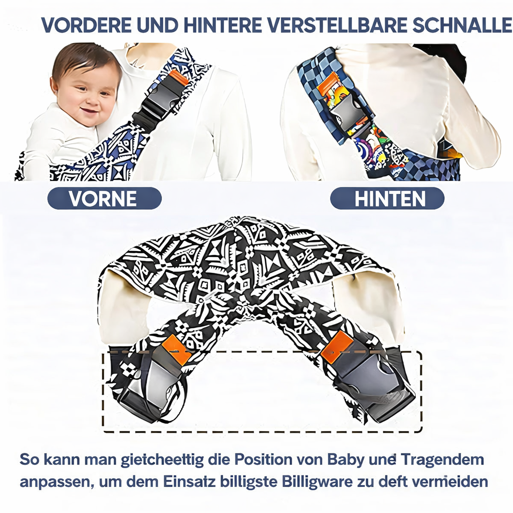 Comfortable Baby Carrier with Adjustable Strap for All-Day Use