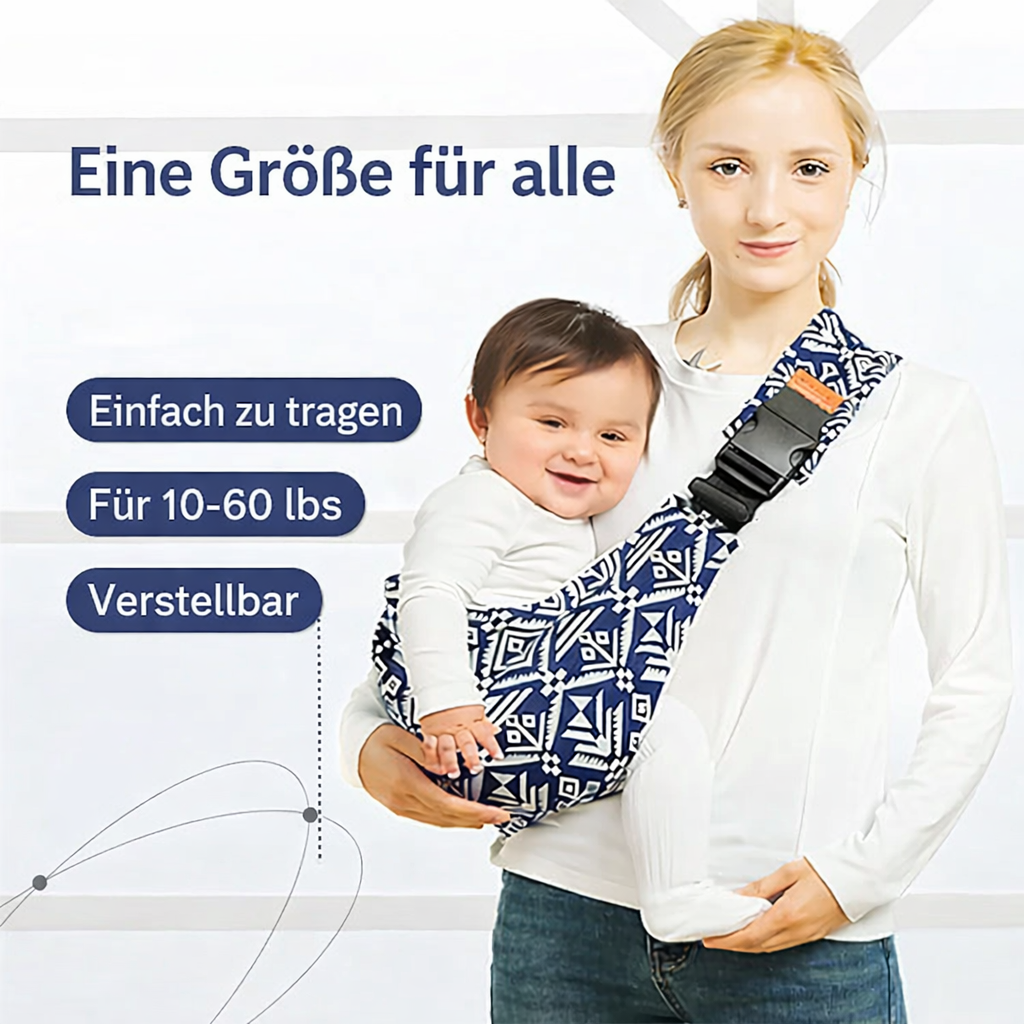 Comfortable Baby Carrier with Adjustable Strap for All-Day Use