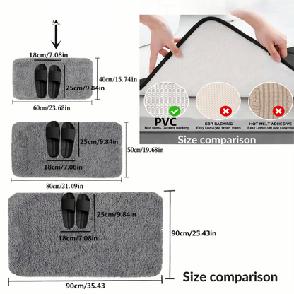 Luxurious Bath Mat | Soft & Quick-Drying | Non-Slip Safety