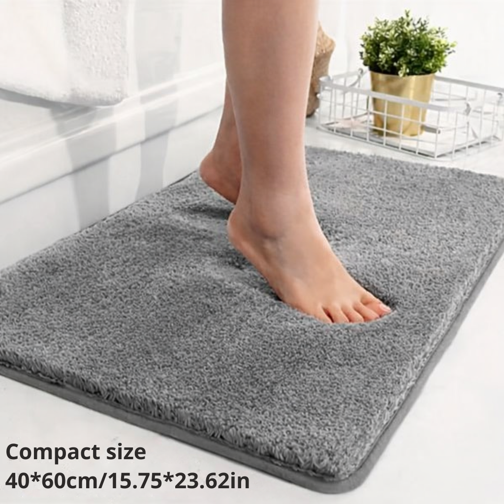Luxurious Bath Mat | Soft & Quick-Drying | Non-Slip Safety