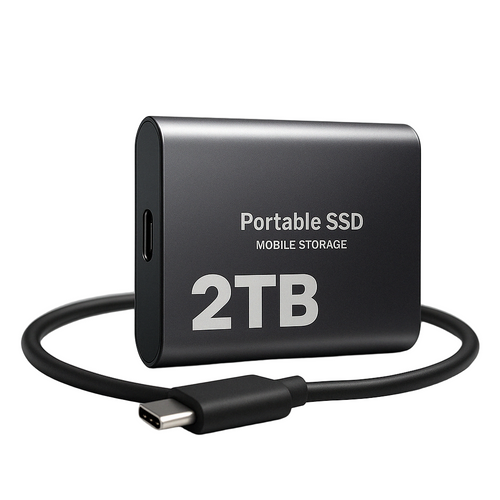 Portable External SSD Storage USB-C 1050MB/s High Speed