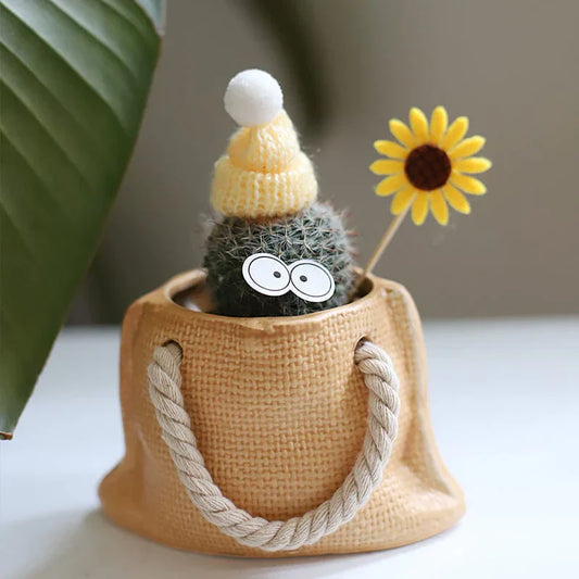 Decorative Plant Pots in Bag Shape