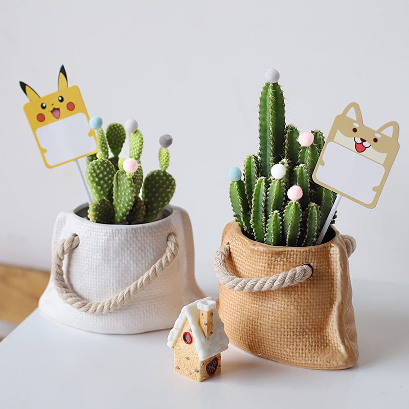 Decorative Plant Pots in Bag Shape