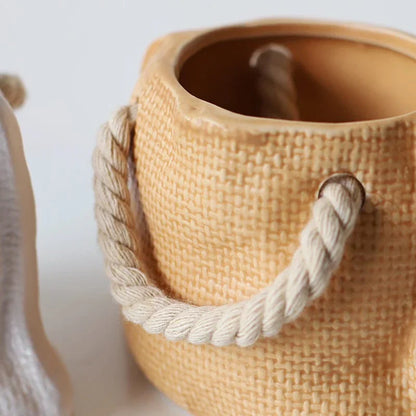 Decorative Plant Pots in Bag Shape