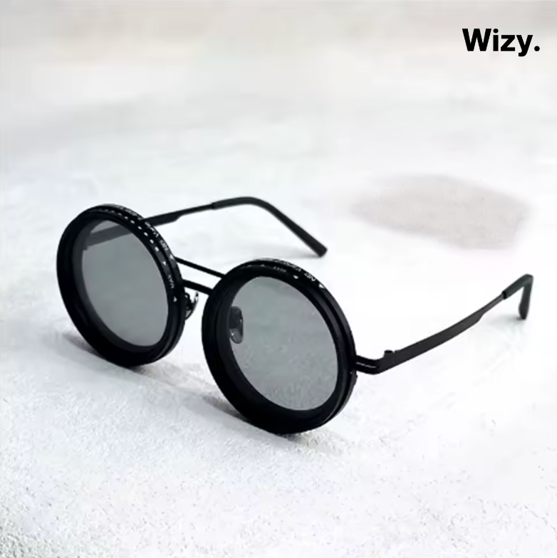 Stylish UV Protection Sunglasses with Black Lenses