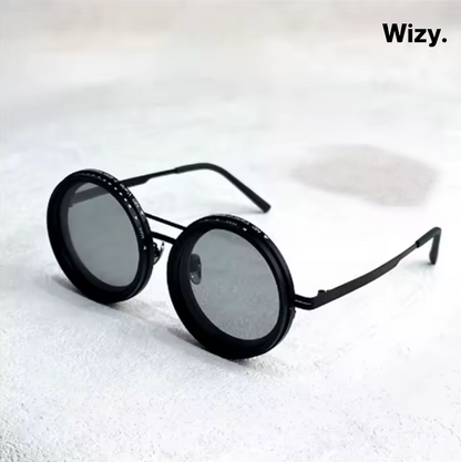 Stylish UV Protection Sunglasses with Black Lenses