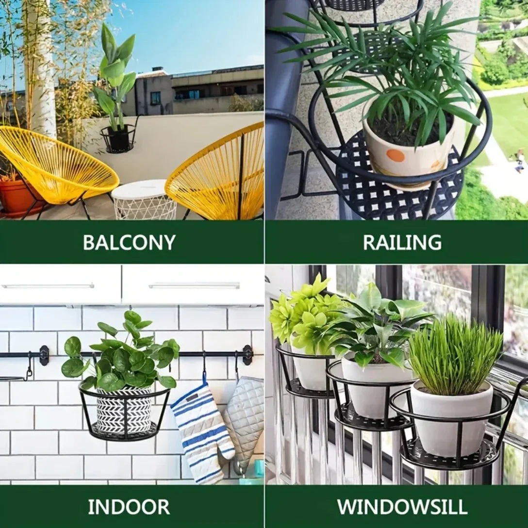 Space-Saving Hanging Planter for Railings | Drainage Design