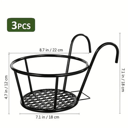 Space-Saving Hanging Planter for Railings | Drainage Design