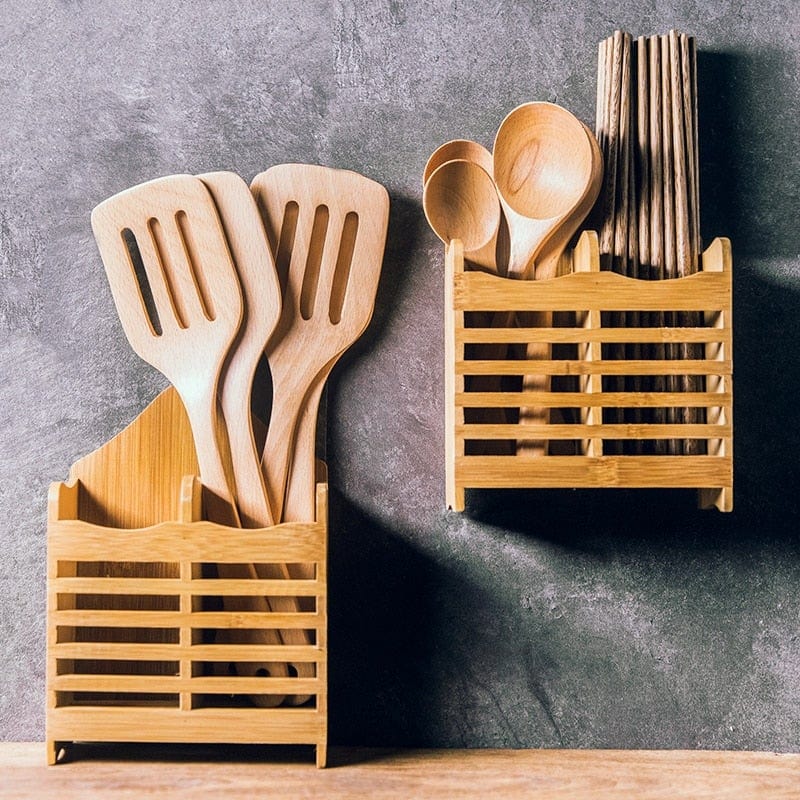 Cutlery Holder Made of Bamboo