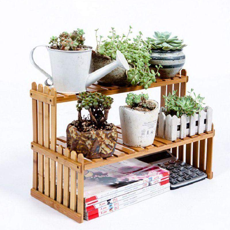 Plants Shelf for Bamboo Flowers