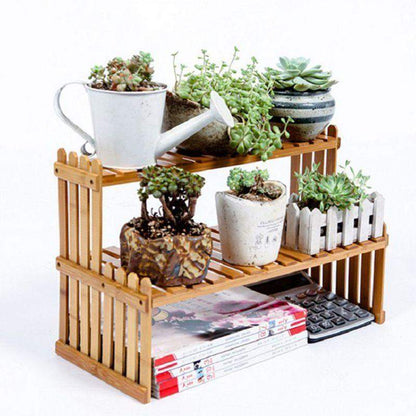 Plants Shelf for Bamboo Flowers