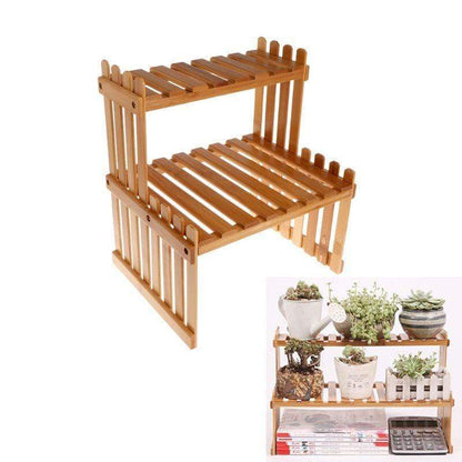 Plants Shelf for Bamboo Flowers
