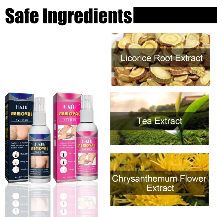 SmoothGlow Spray | Effortless Hair Removal Solution