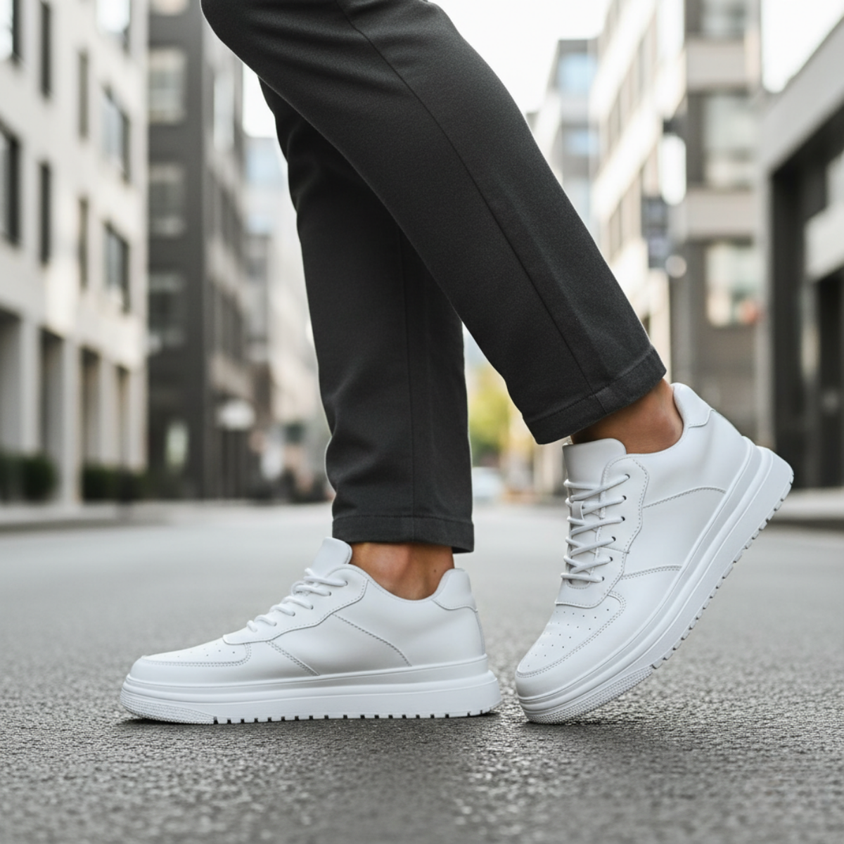 Comfortable Men's Shoes for Height Increase – Discreet Design