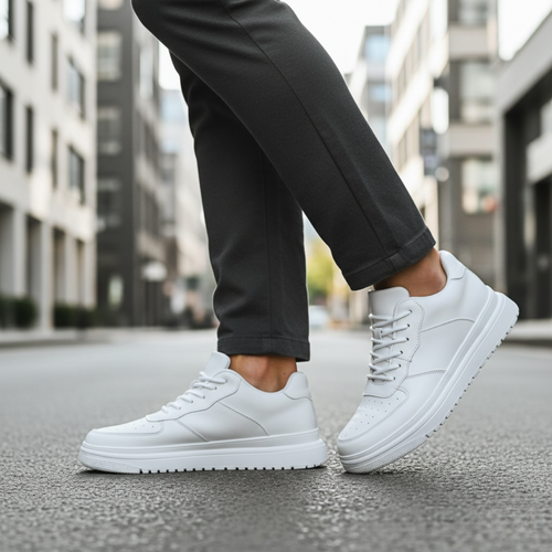 Comfortable Men's Shoes for Height Increase – Discreet Design