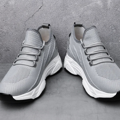 Height-Enhancing Sports Sneakers with Subtle 7 cm Lift