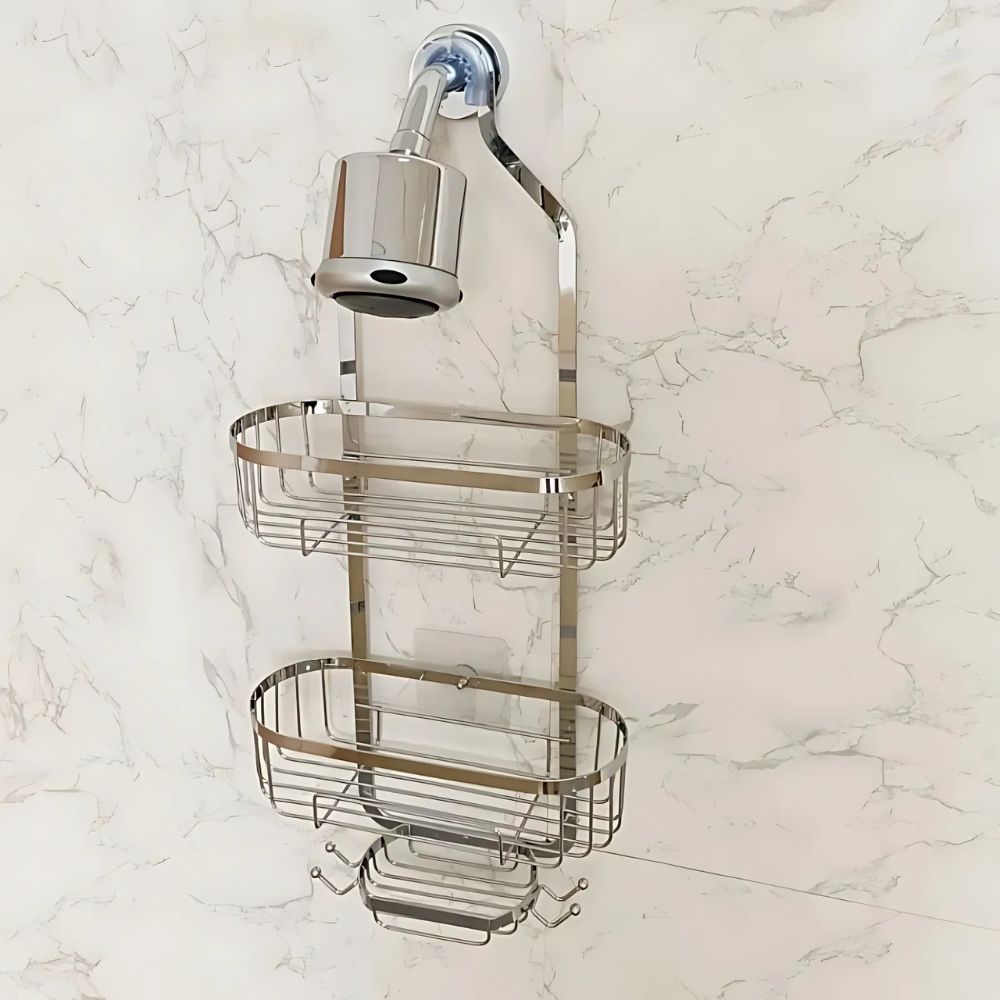 Three-Tier Shower Caddy Organizer
