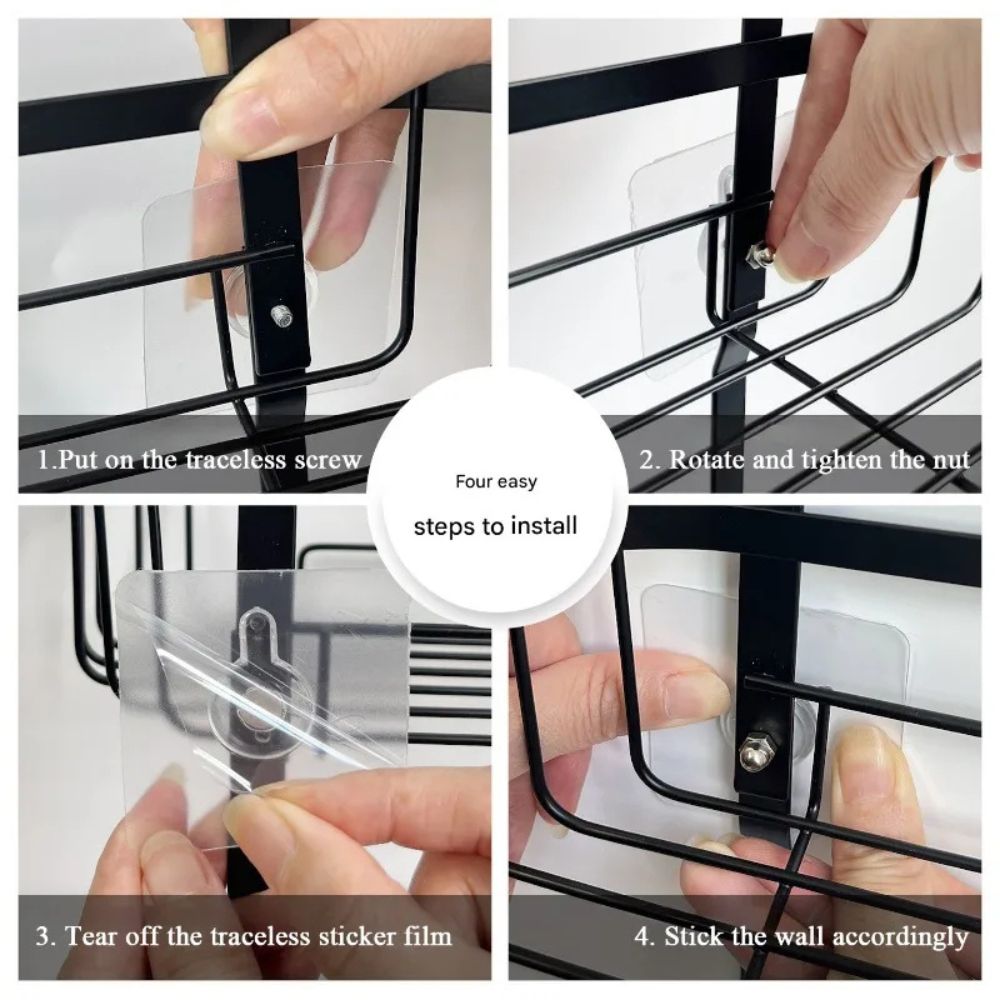 Three-Tier Shower Caddy Organizer