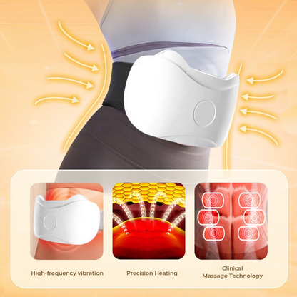 Soothing Abdominal Massager with Heat and Vibration