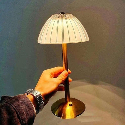 LED Crystal Table Lamp for Nightstand without caBowlifte