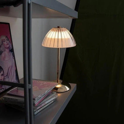 LED Crystal Table Lamp for Nightstand without caBowlifte