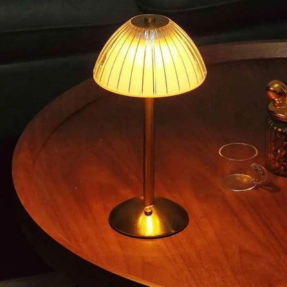 LED Crystal Table Lamp for Nightstand without caBowlifte